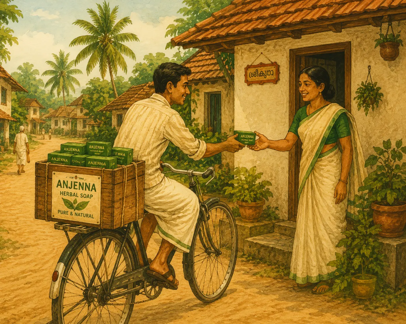 Door-to-door bicycle delivery